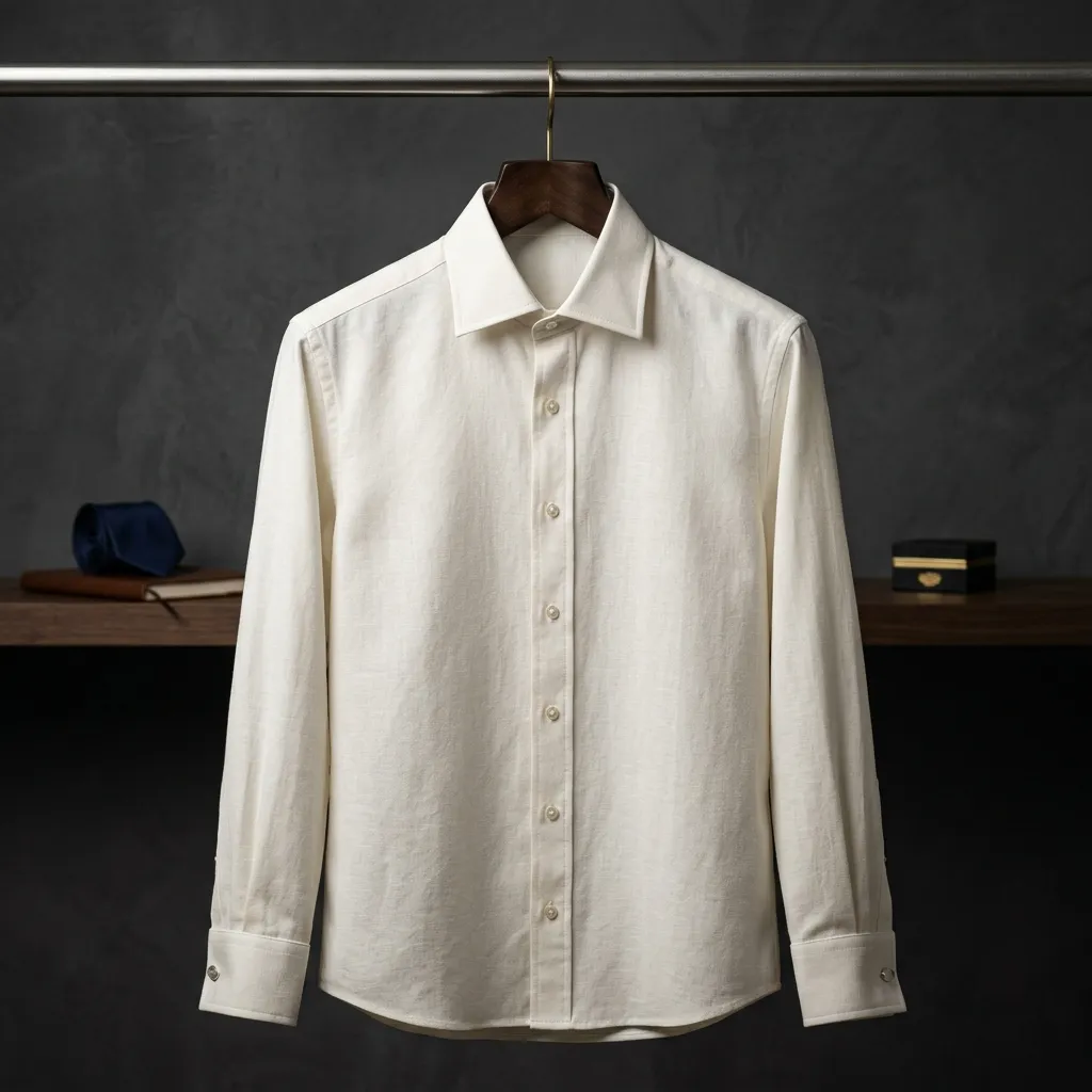Offwhite_formal_shirt_product_image_202605161858 OFFWHITE SHIRT - Image 1