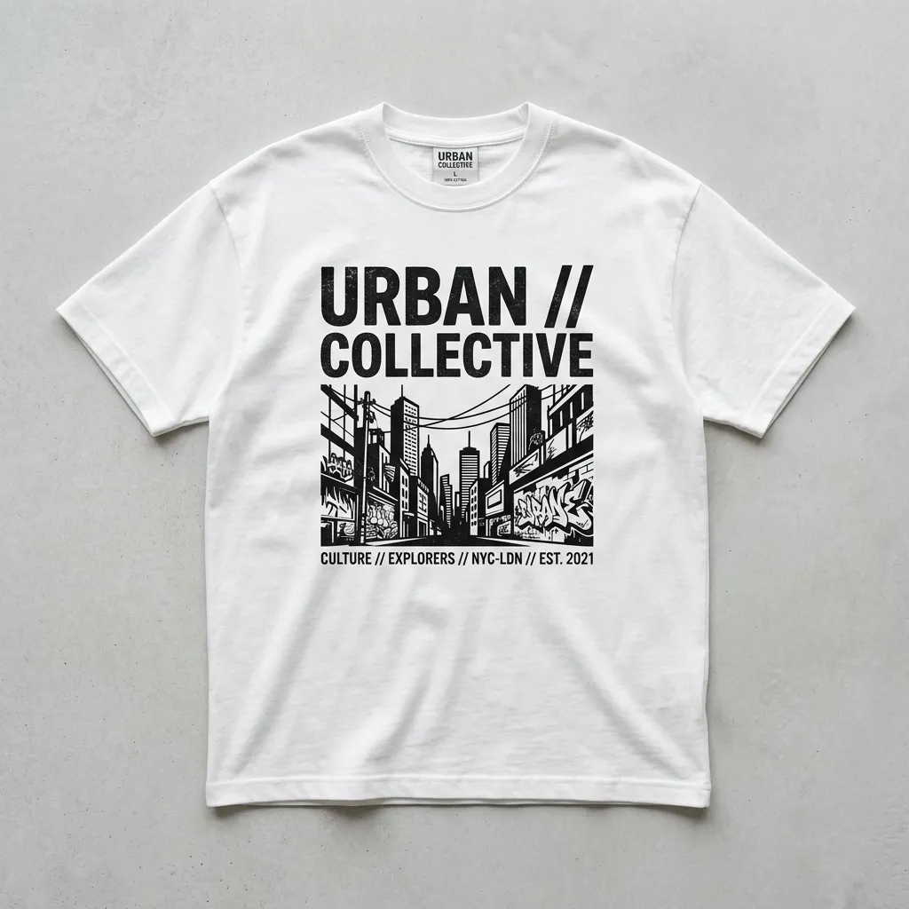 White_oversized_graphic_t-shirt_202605161855 WHITE GRAPHIC TSHIRT - Image 1